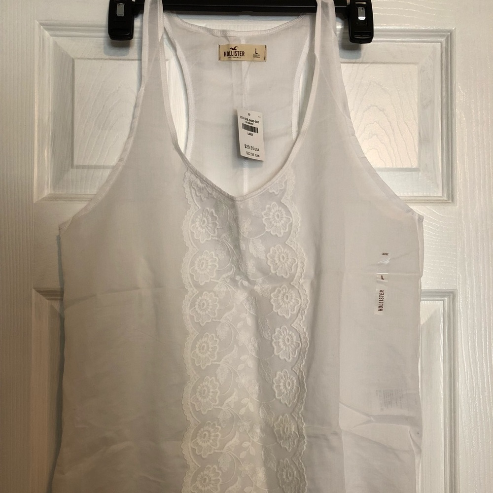 White tank top